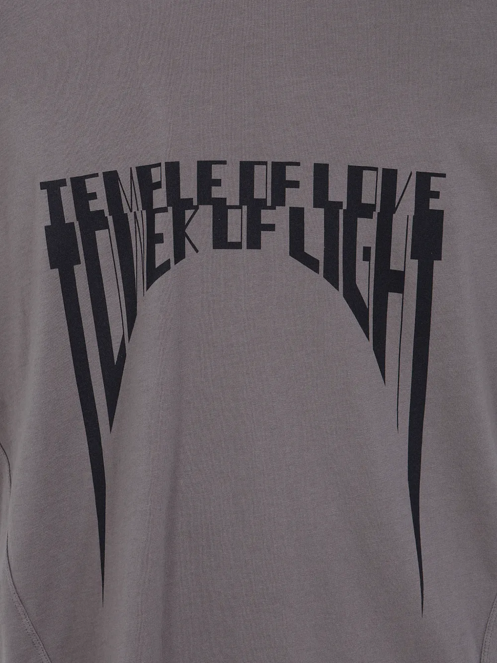 Rick Owens DRKSHDW graphic-print cotton T-shirt Grijs