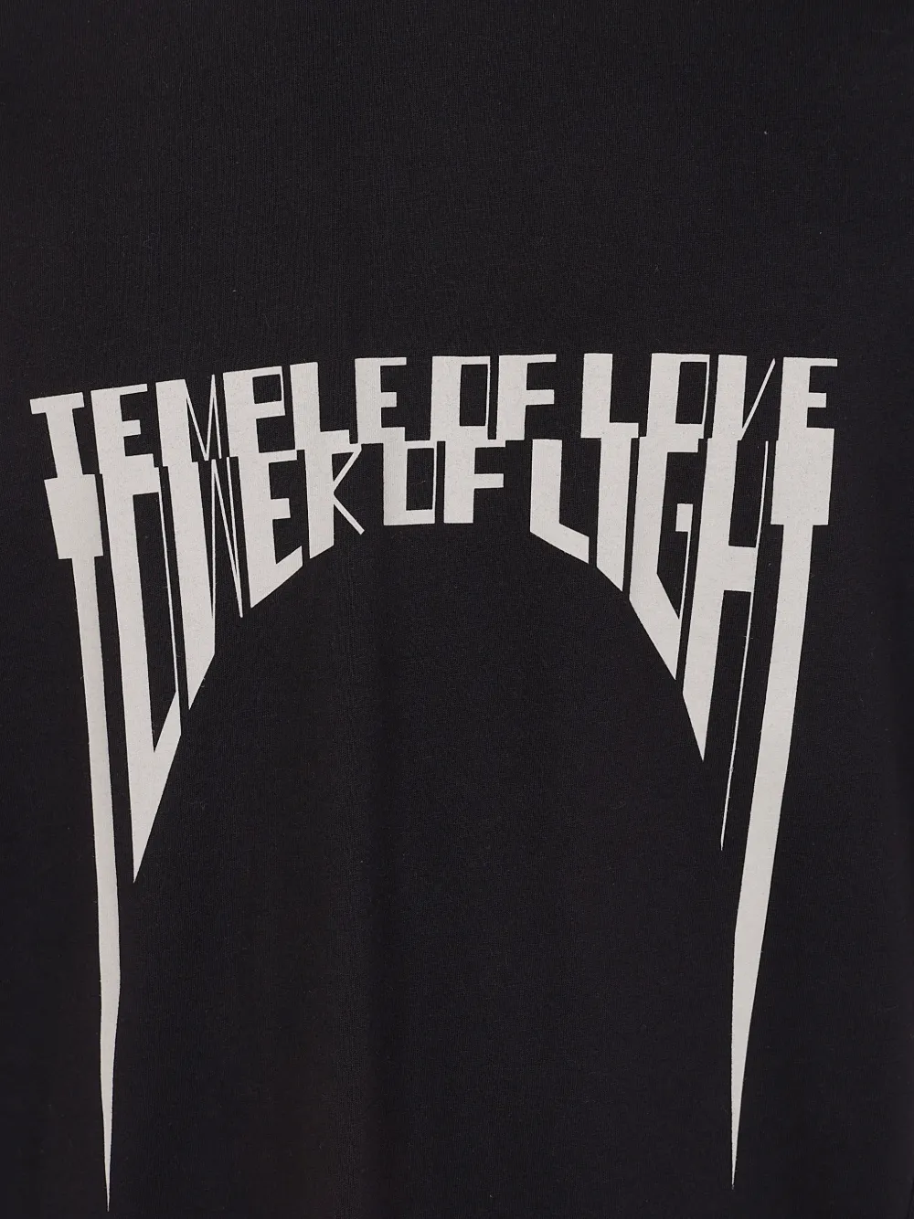 Rick Owens DRKSHDW Katoenen T-shirt met grafische print Zwart
