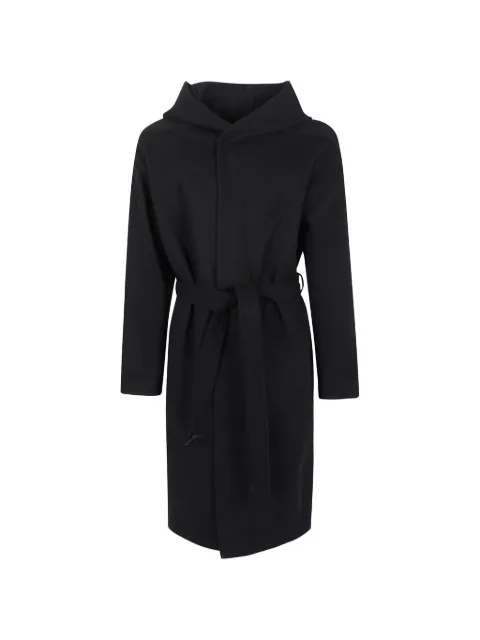 Rick Owens hooded belted coat