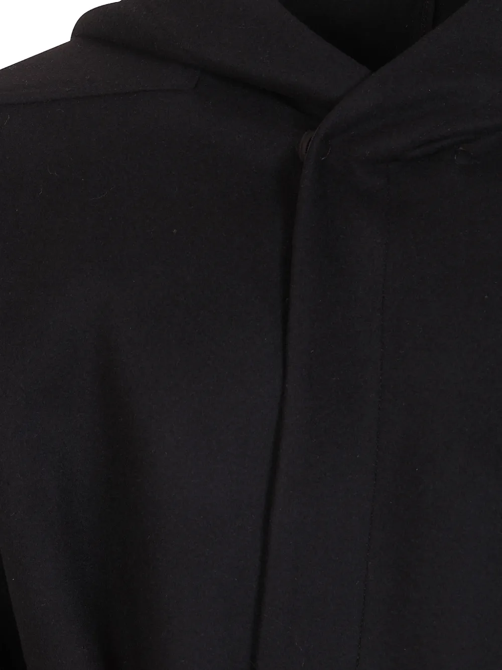 Rick Owens Mantel met ceintuur Zwart