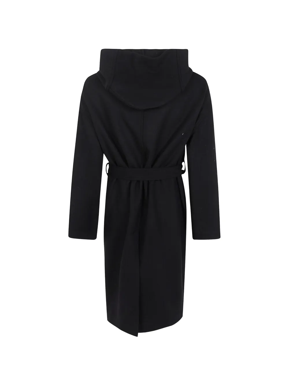 Rick Owens Mantel met ceintuur Zwart