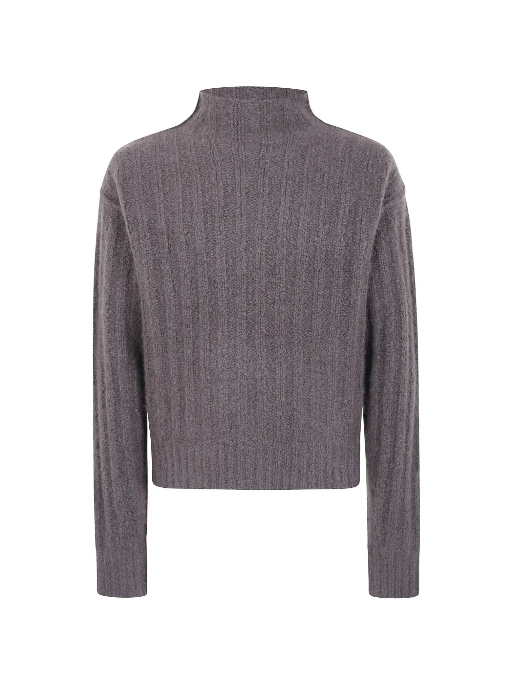 Rick Owens ribbed-knit turtle-neck sweater - Grigio