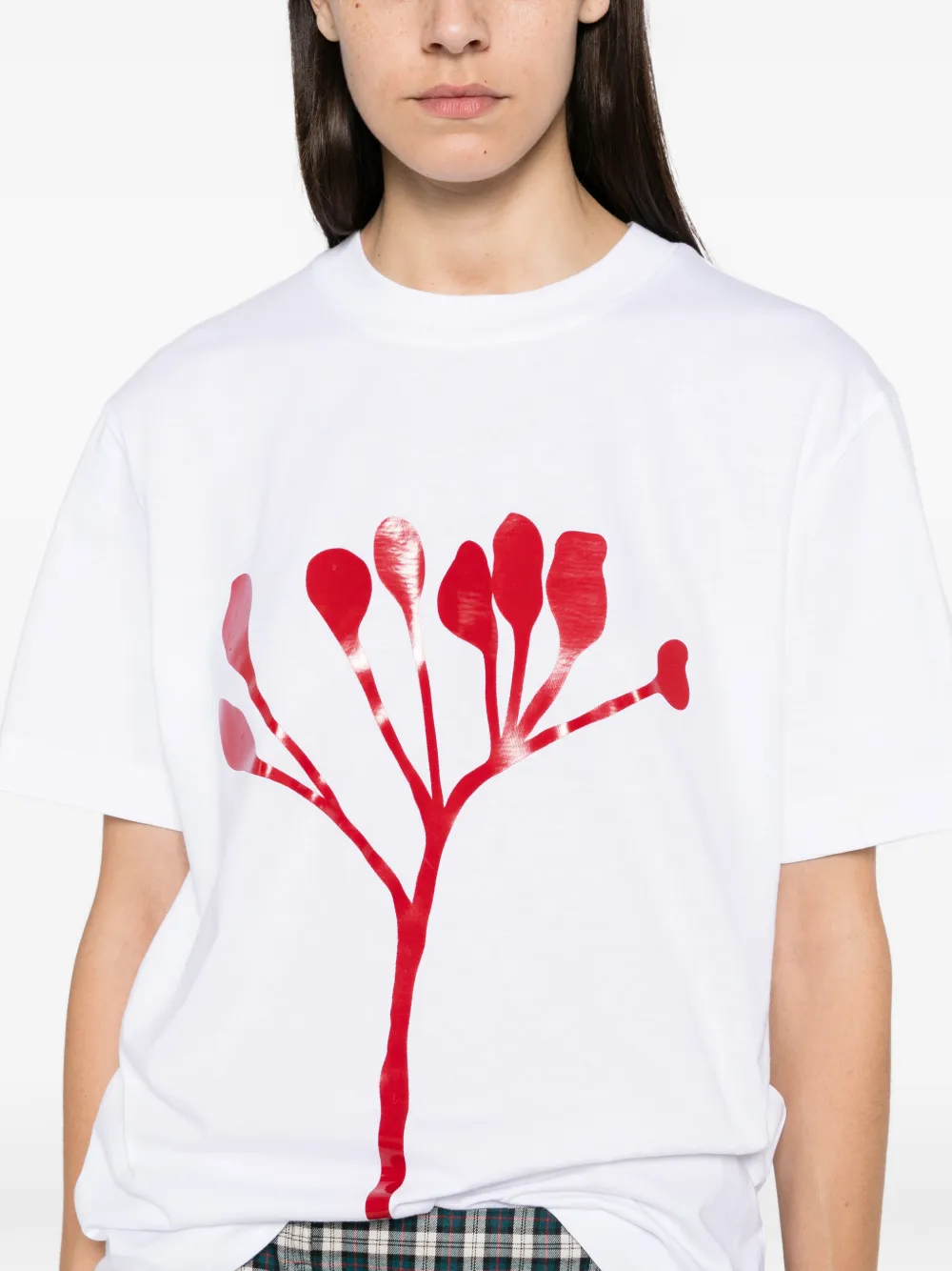 Plan C graphic-print T-shirt Wit