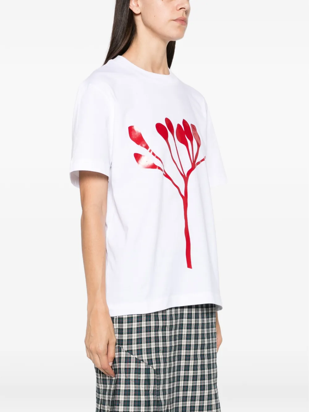 Plan C graphic-print T-shirt Wit