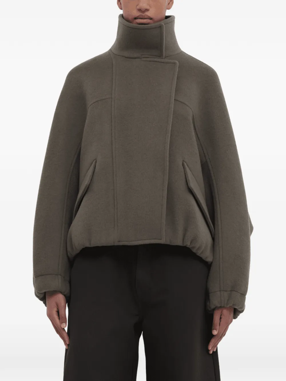 Christian Wijnants high-neck panelled jacket