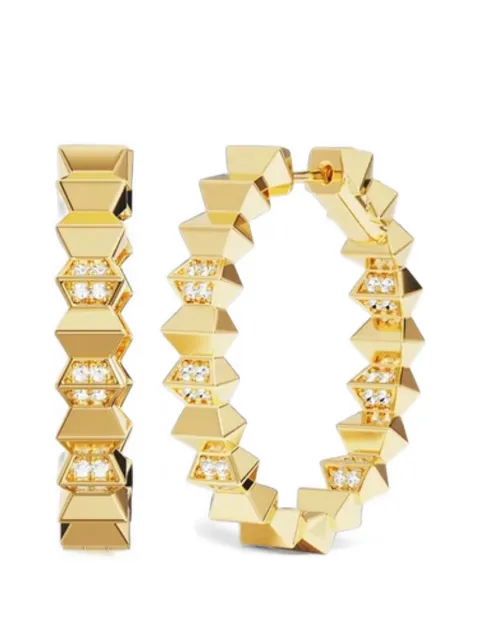 APM Monaco Up and Down hoop earrings