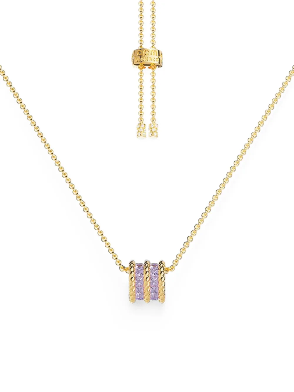 APM Monaco Cordage crystal-embellished necklace