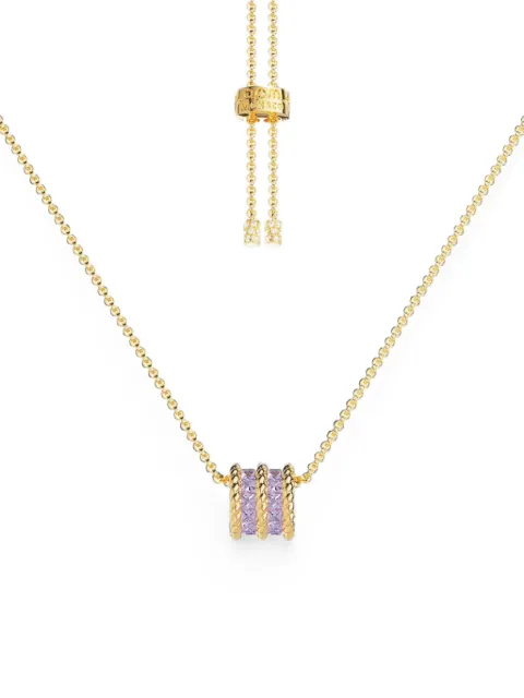 APM Monaco Cordage crystal-embellished necklace