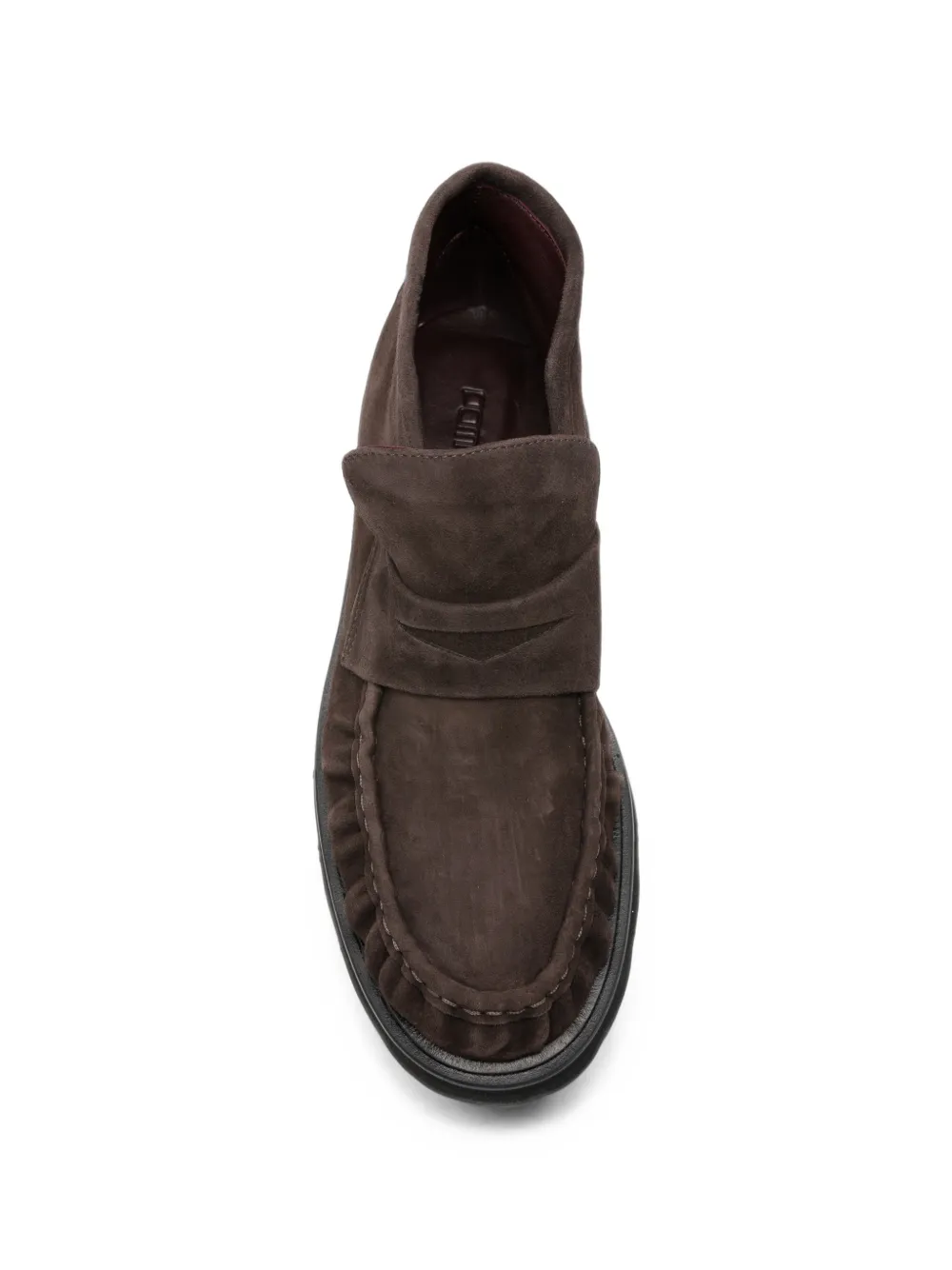 Pomme D´Or suede penny-slot boots Bruin