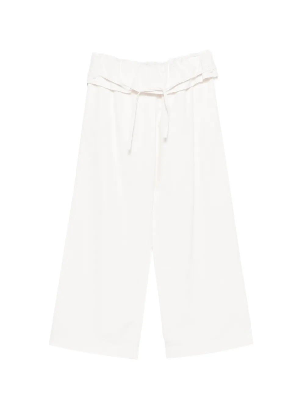 Magda Butrym paperbag-waist wide-leg trousers - Nude