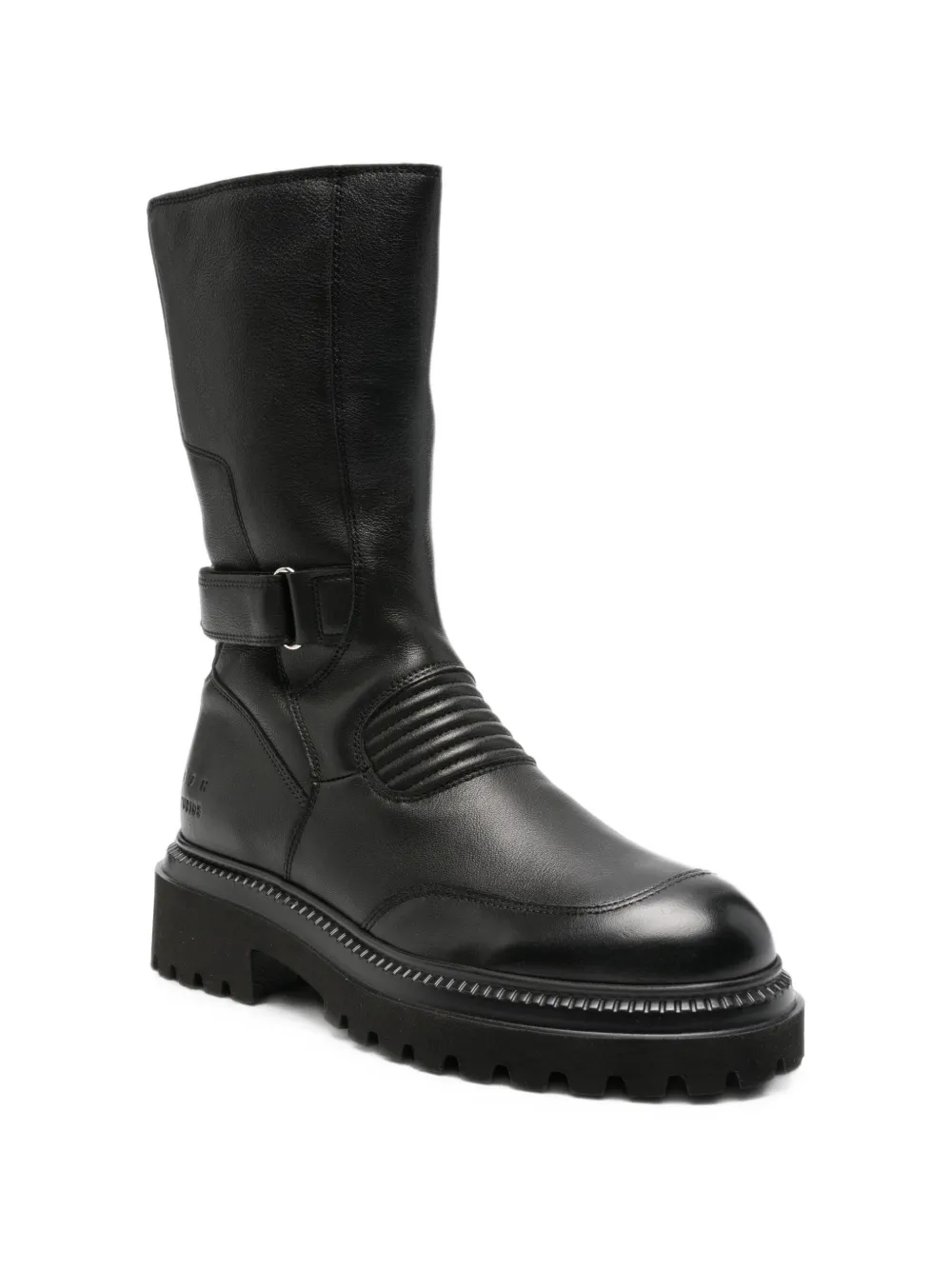 Copenhagen buckled chunky-sole boots Zwart