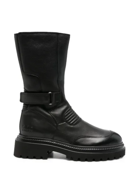 Copenhagen buckled chunky-sole boots