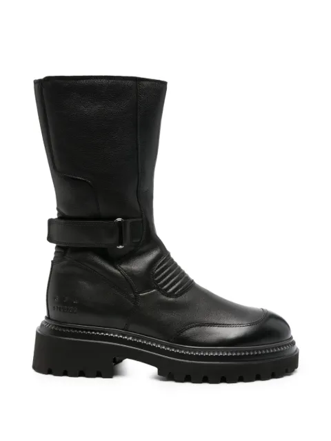 Copenhagen buckled chunky-sole boots