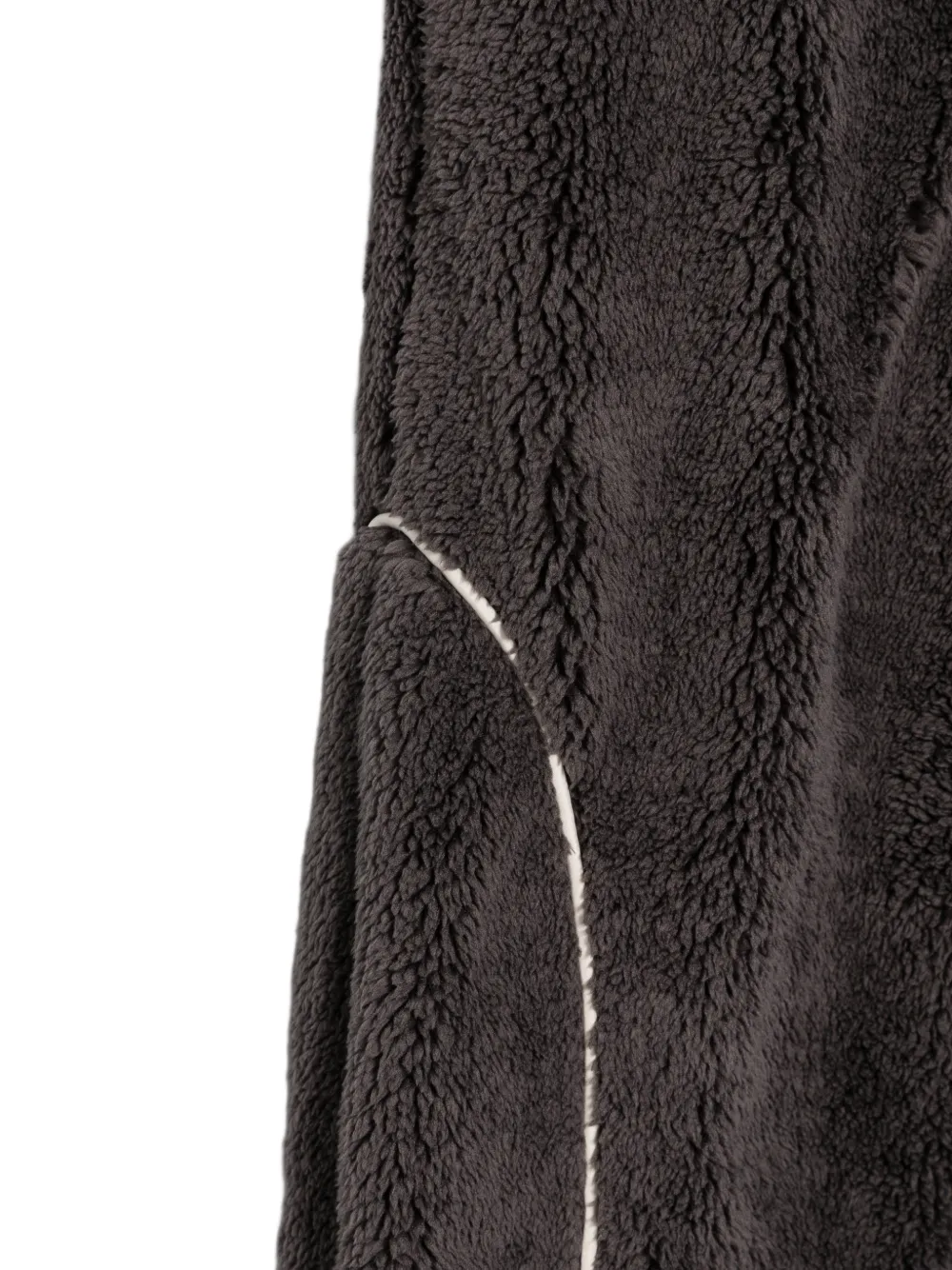 Douuod Kids Fleece trainingsbroek met contrasterende biezen Grijs