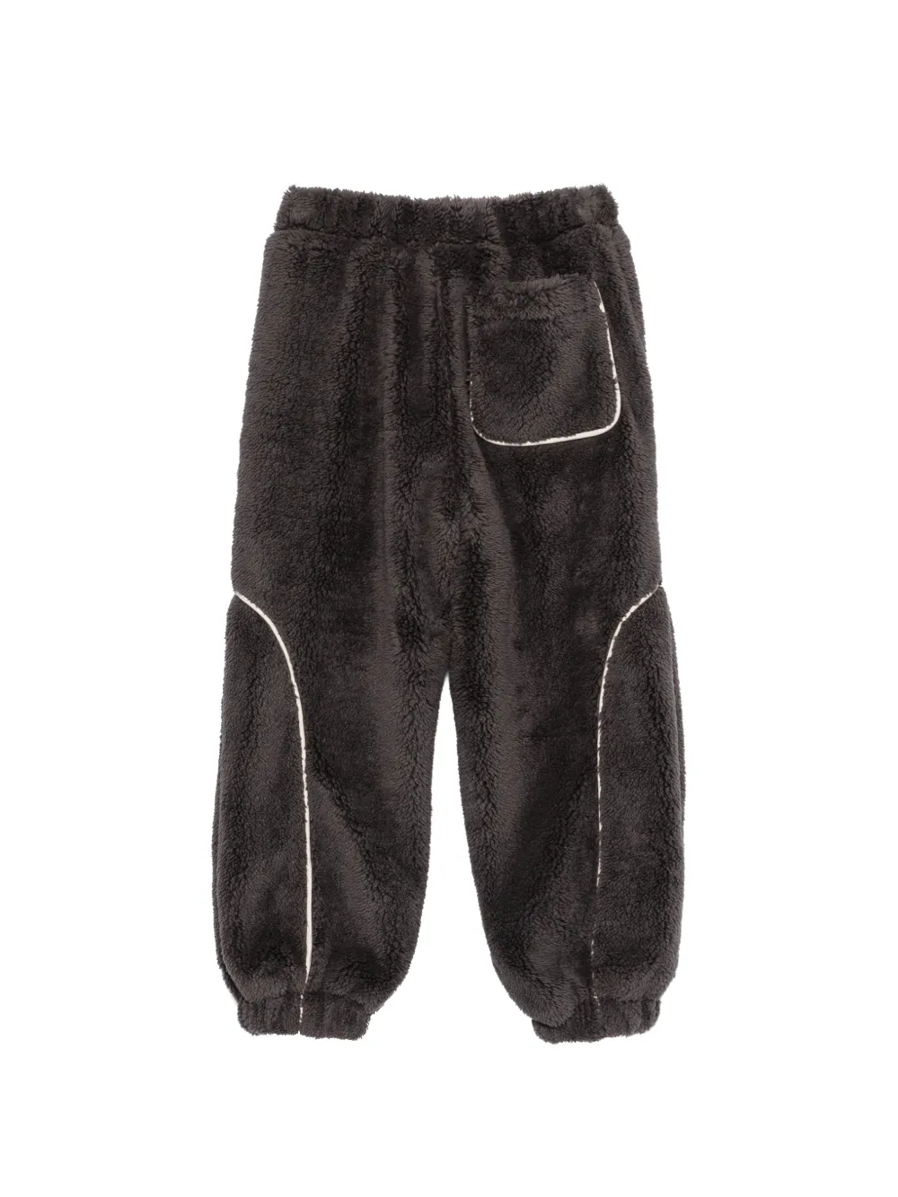 Douuod Kids Fleece trainingsbroek met contrasterende biezen Grijs
