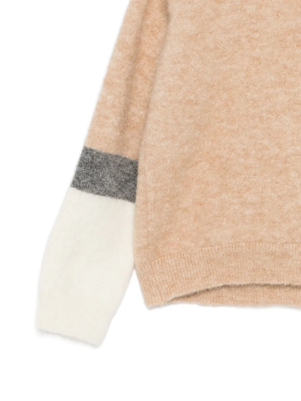 Douuod Kids Trui met colourblocking Beige