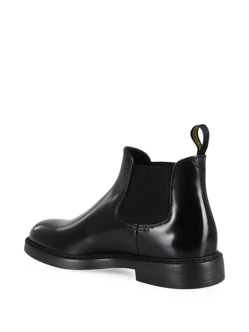 Doucal's polished Chelsea boots Zwart