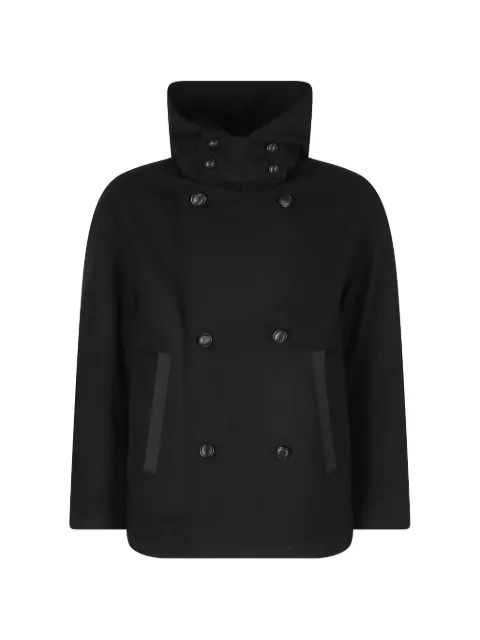 Duno Ares Berlino double-breasted hooded jacket