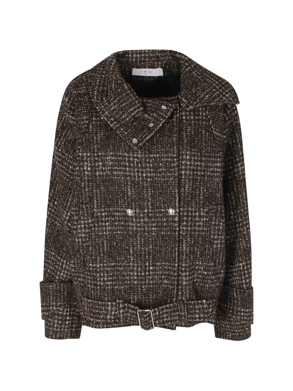 IRO Inja tweed belted jacket