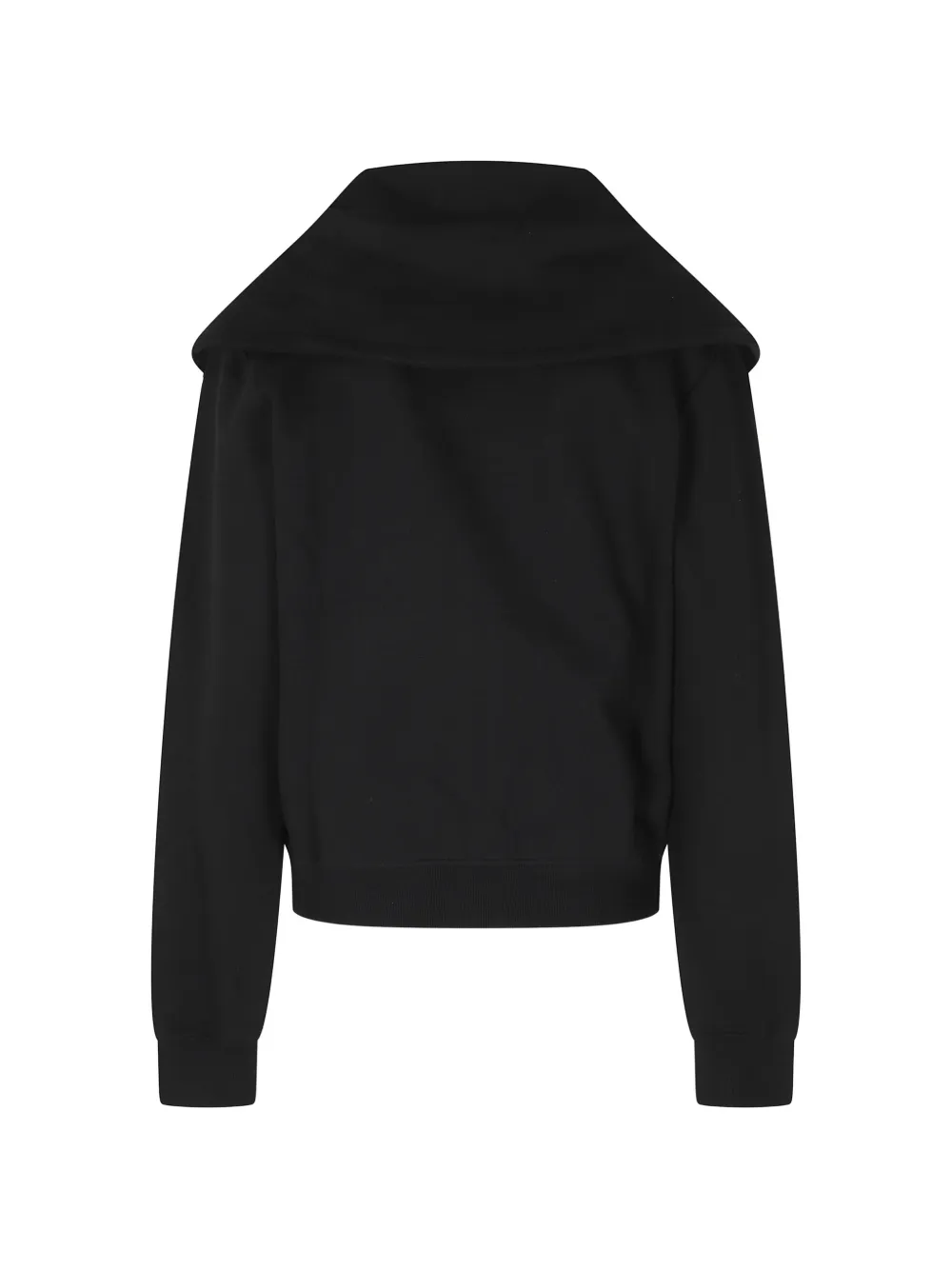 7 For All Mankind Hoodie met rits Zwart