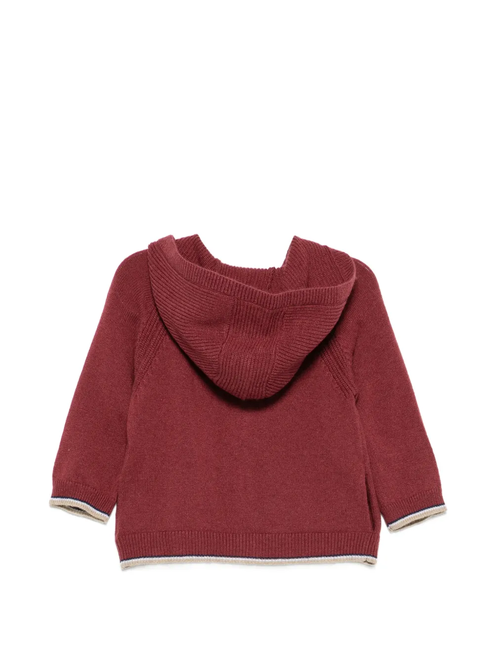 Tartine Et Chocolat Vest met capuchon en rits Rood