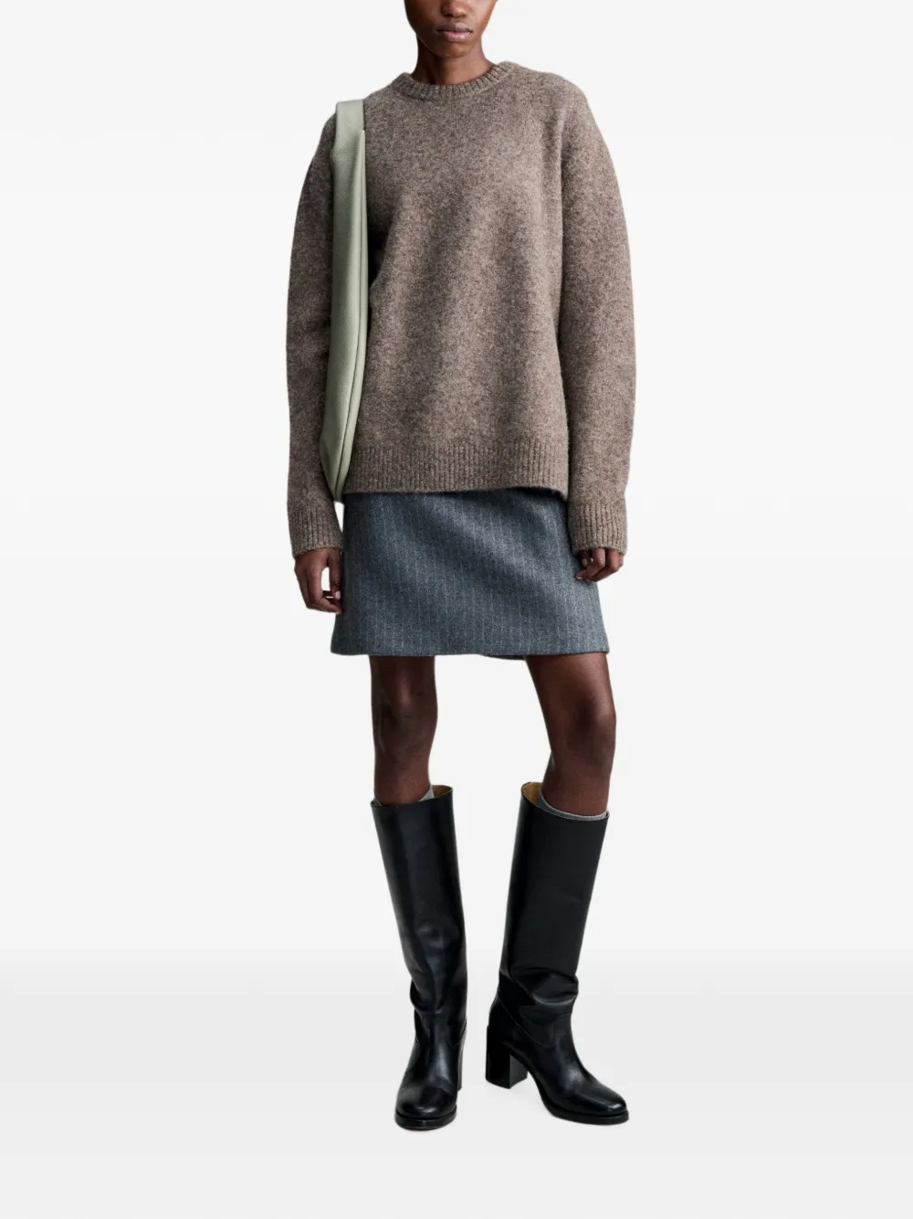 A.P.C. Trui met verlaagde schouders Bruin