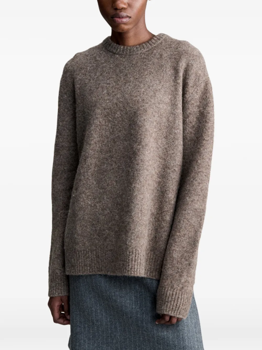 A.P.C. Trui met verlaagde schouders Bruin