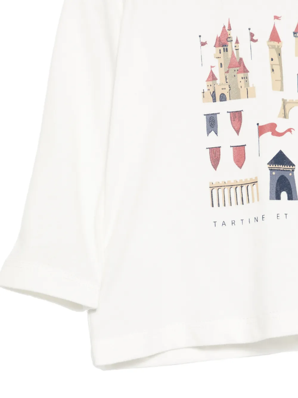 Tartine Et Chocolat T-shirt met print Wit