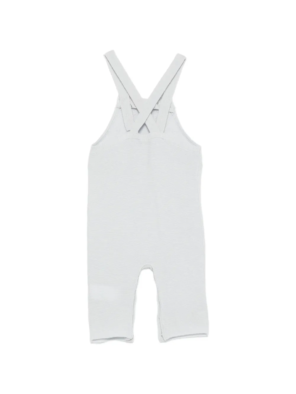 Tartine Et Chocolat cable-knit cross-strap rompers Blauw