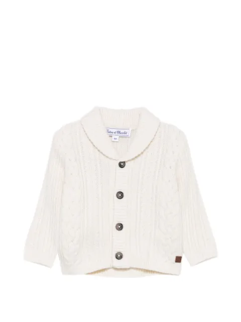 Tartine Et Chocolat Cardigan mit Zopfmuster