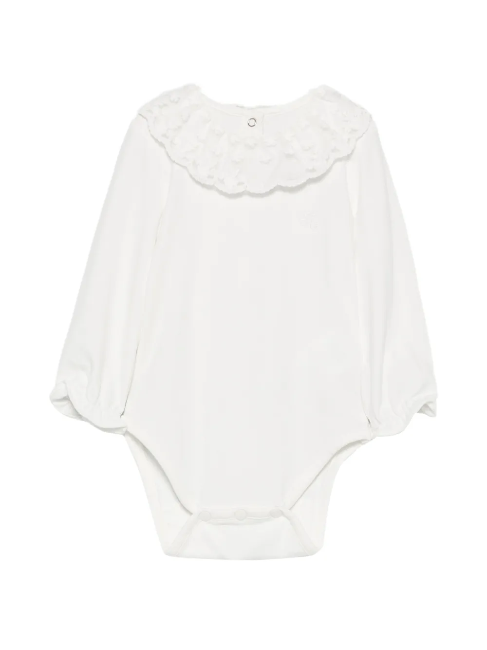 Tartine Et Chocolat ruffled-collar body - Bianco