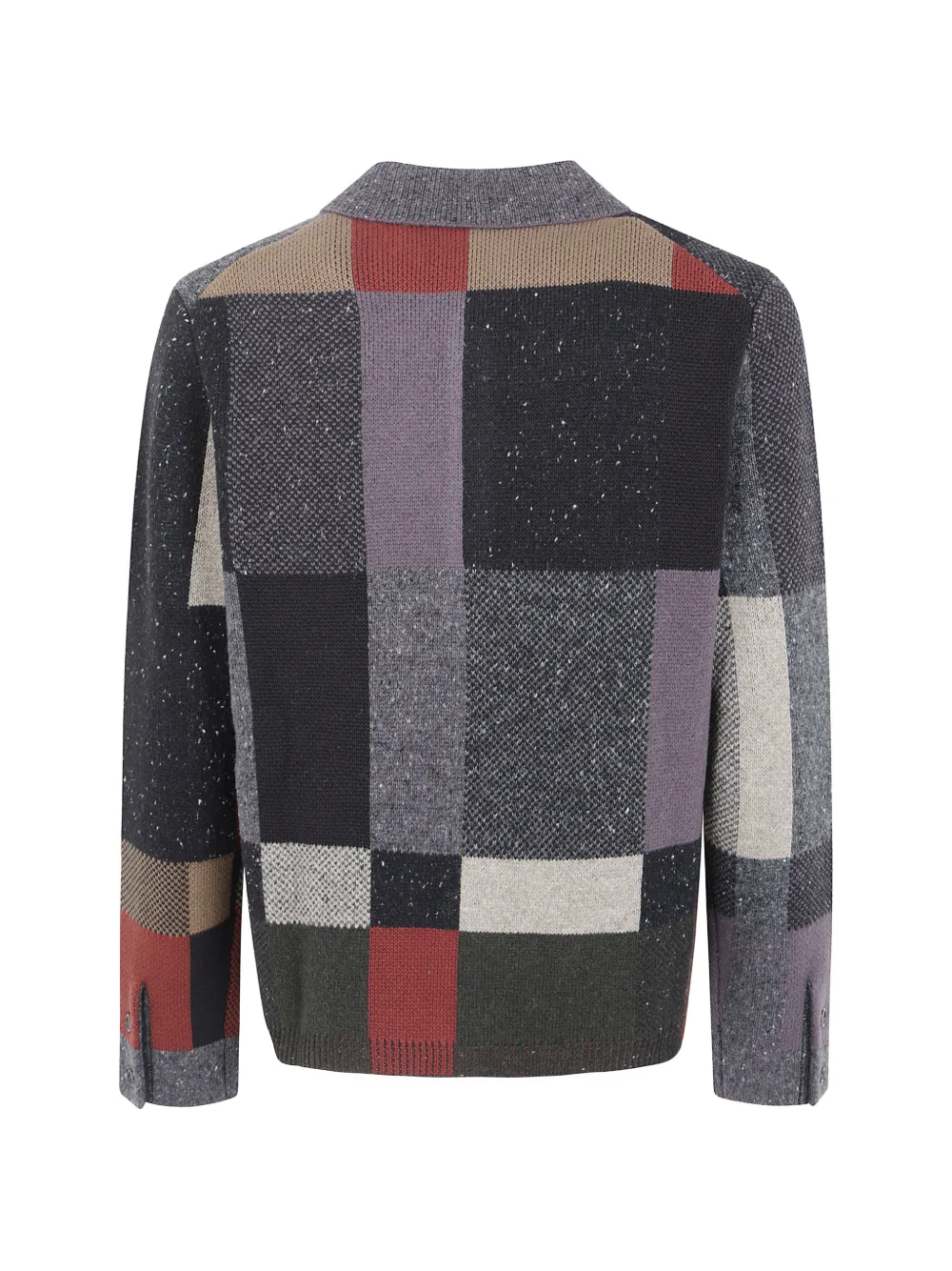 PS Paul Smith Vest met patchwork-patroon Grijs