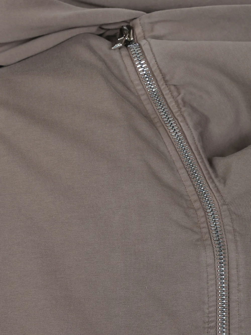 Rick Owens DRKSHDW Mountain asymmetric-zip hoodie Grijs