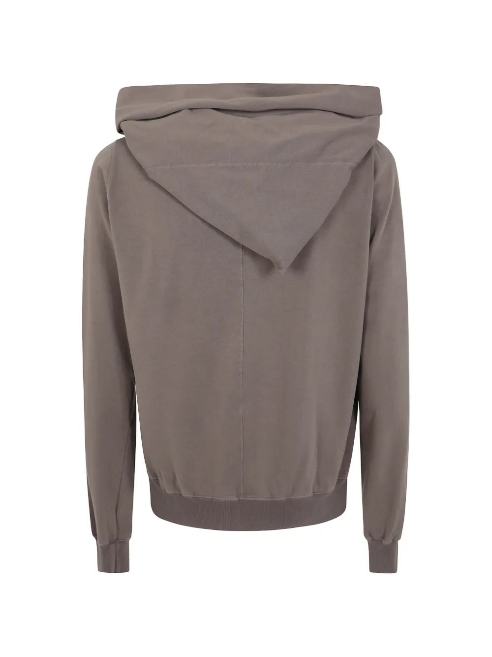 Rick Owens DRKSHDW Mountain asymmetric-zip hoodie Grijs
