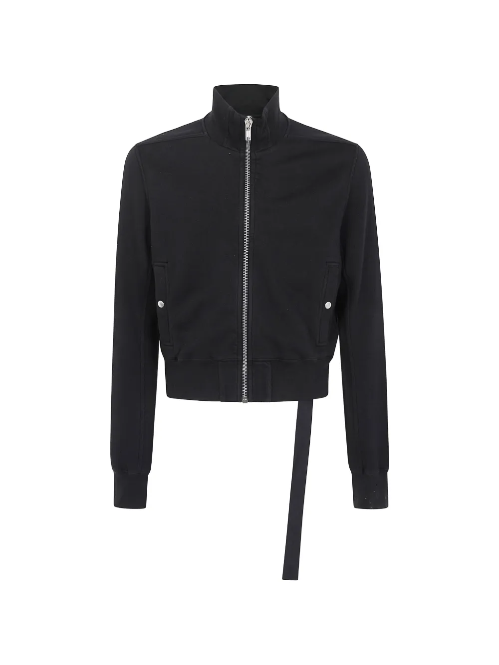 Rick Owens Drkshdw Zip-up Sweatshirt In Black