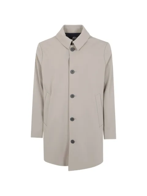 RRD Surflex Winter Soft Touch Thermo logo-patch button-up coat