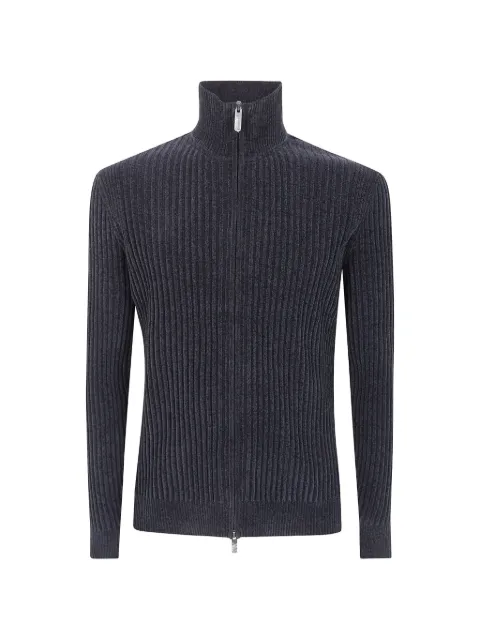 RRD Rave ribbed-knit zip-up sweater