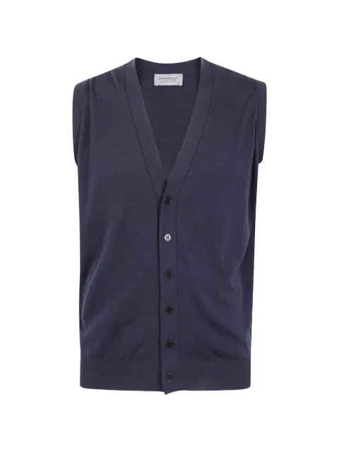 John Smedley Bolton sleeveless cardigan