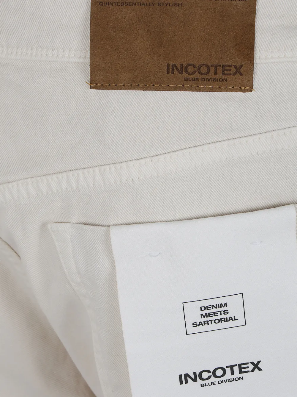 Incotex straight-leg jeans Beige