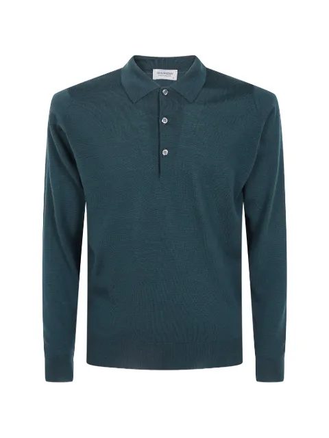 John Smedley Belper long-sleeve polo shirt