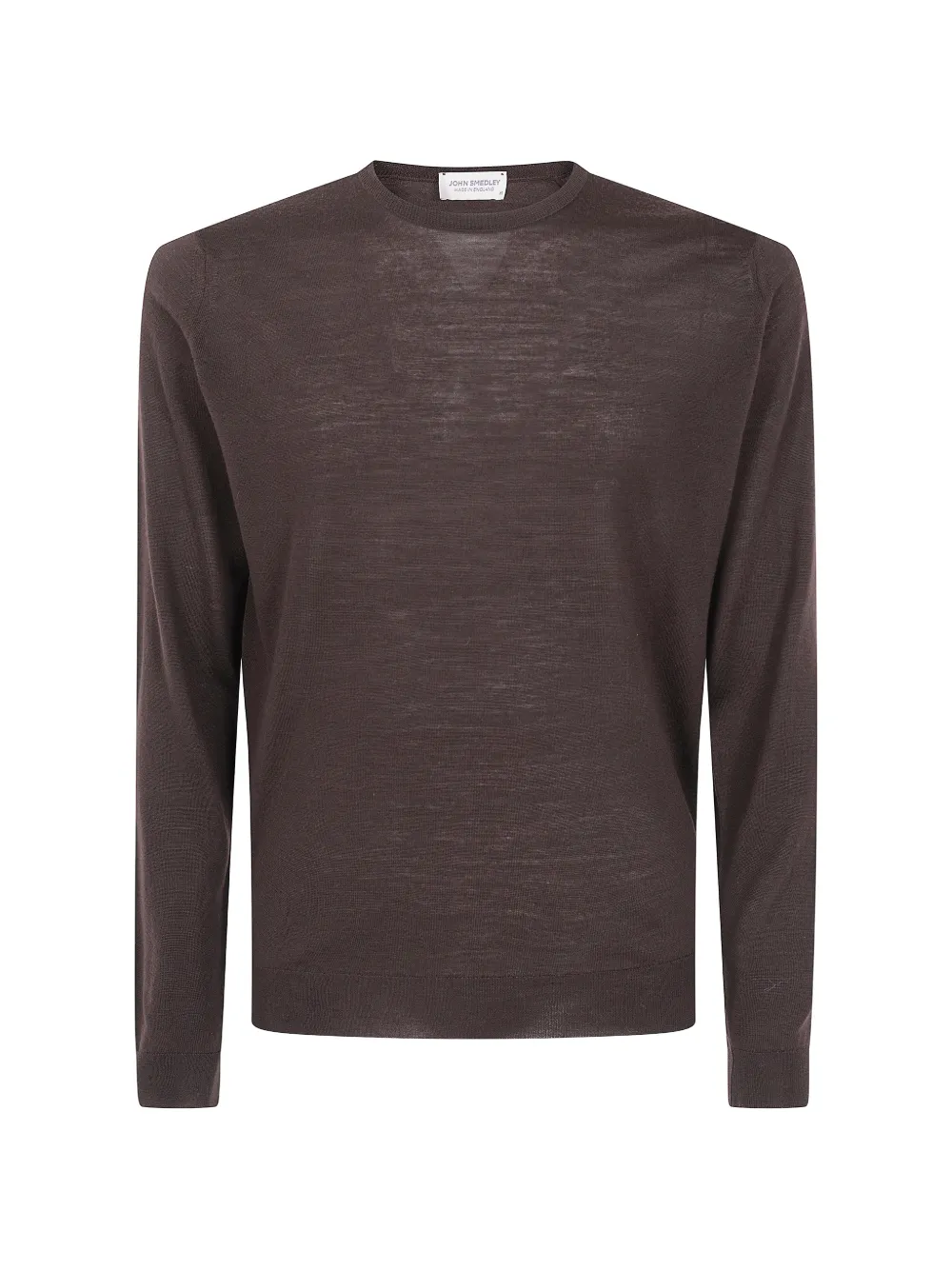 John Smedley Lundy Merino-wool Fine-knit Top In Brown