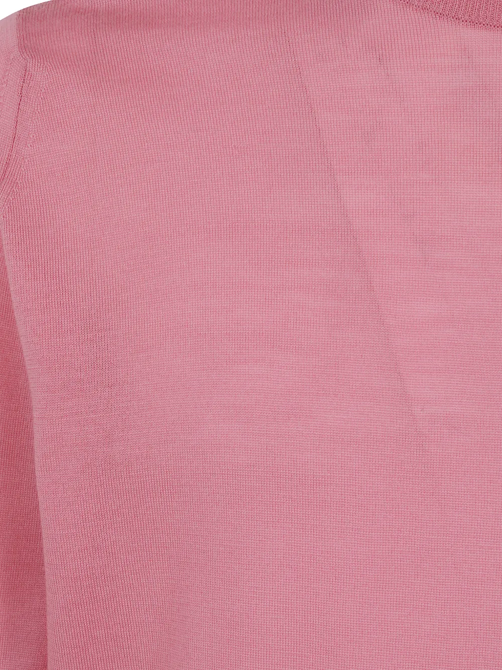 John Smedley Lundy fijngebreid T-shirt Roze