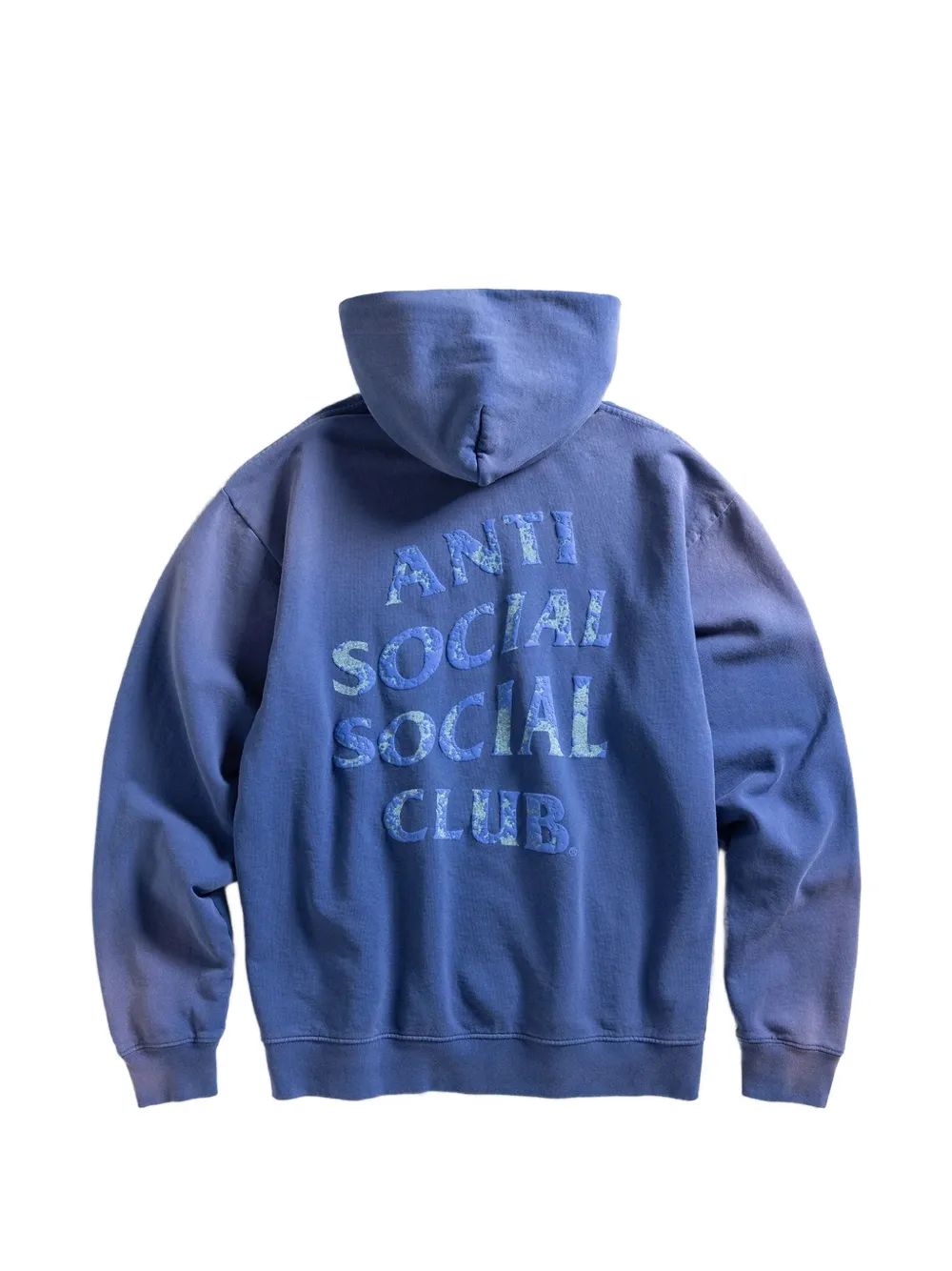 Anti Social Club Weathered Mind Games hoodie Blauw