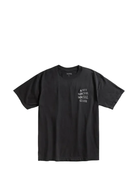 Anti Social Social Club rhinestone-logo T-shirt