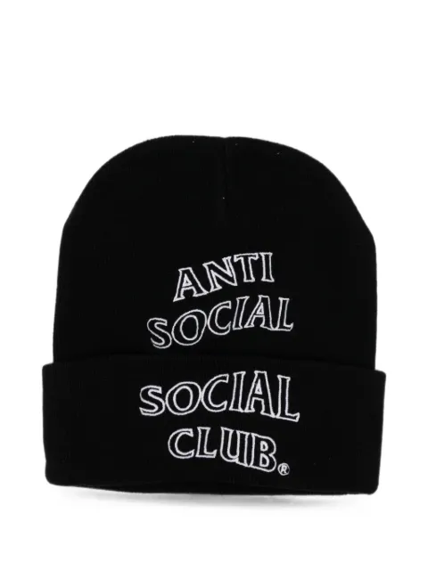 Anti Social Social Club Beanie mit Logo-Stickerei