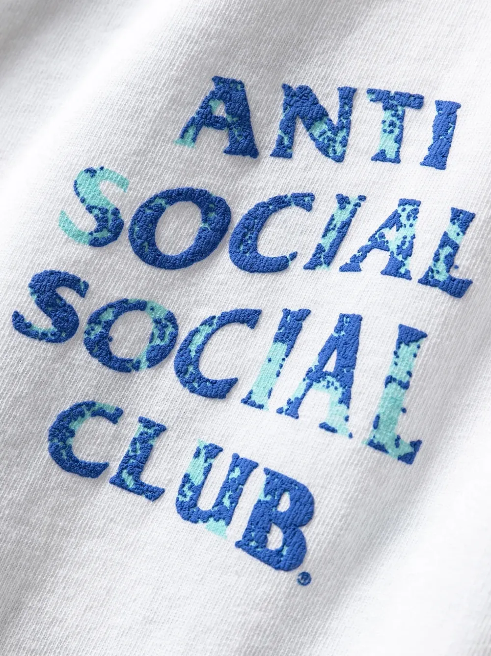 Anti Social Club Weathered Mind Games T-shirt Wit