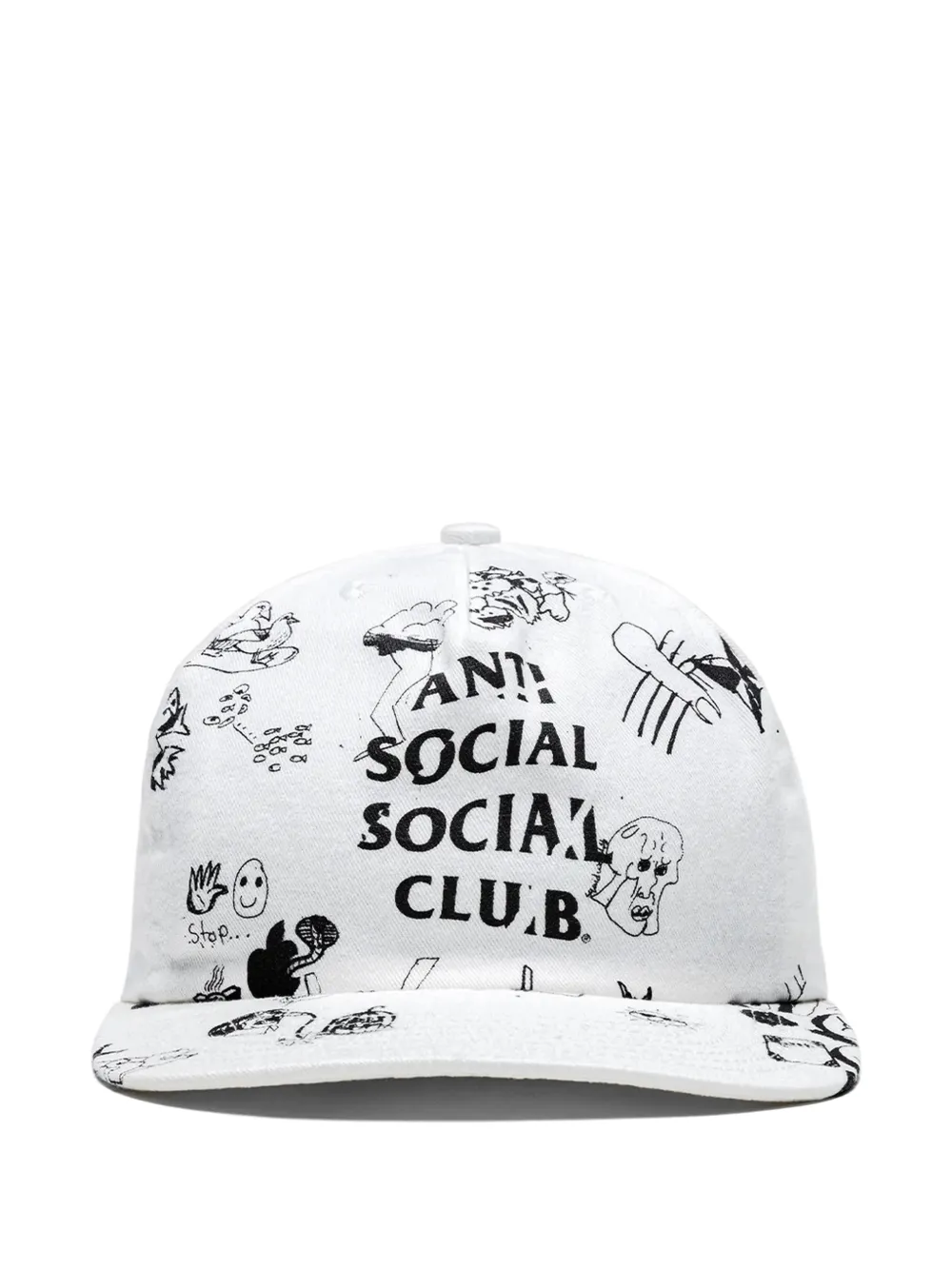 Anti Social Social Club illustrated cap · One Size