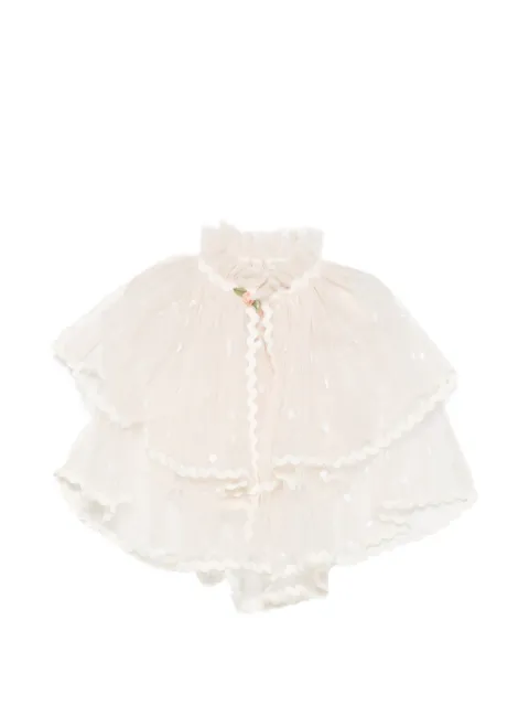 Bebe Organic Luna tie-fastening cape