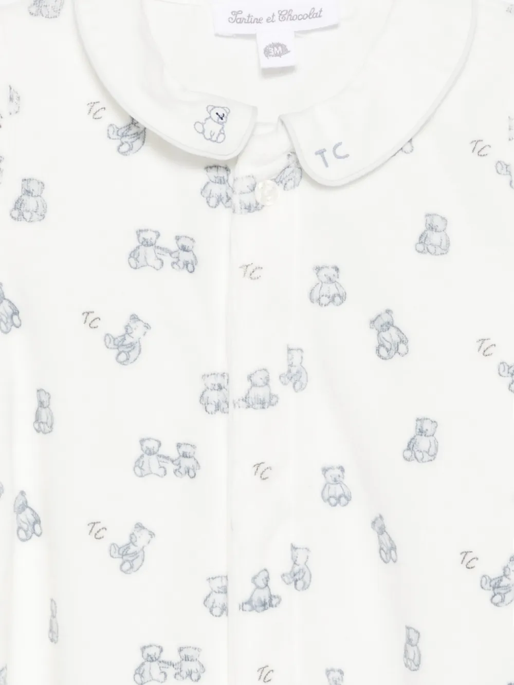 Tartine Et Chocolat Pyjama met teddybeerprint Wit