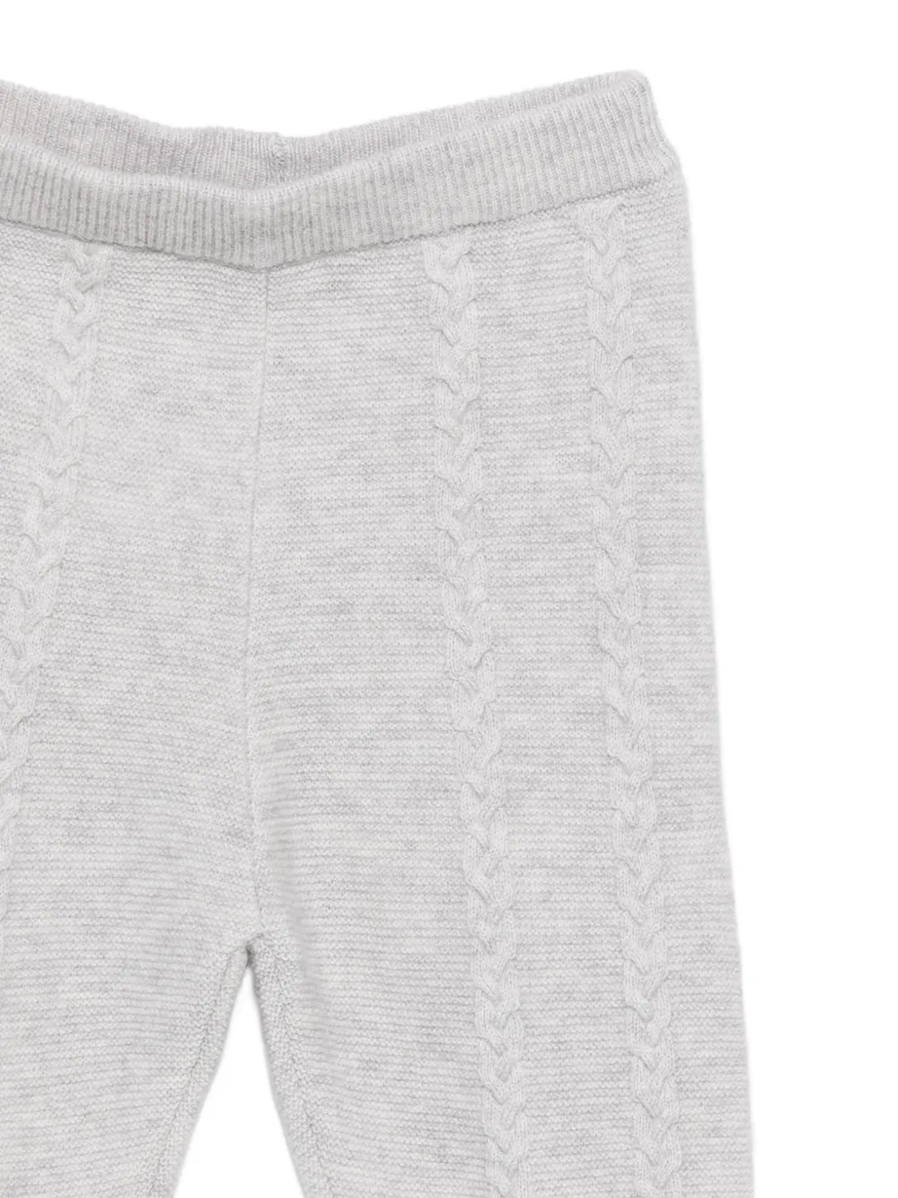 Tartine Et Chocolat Kabelgebreid vest en broek Grijs